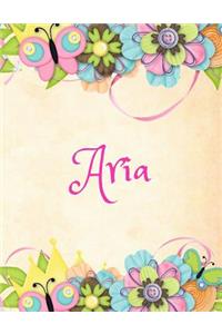 Aria: Personalized Name Journal Composition Notebook