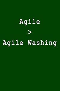 Agile > Agile Washing