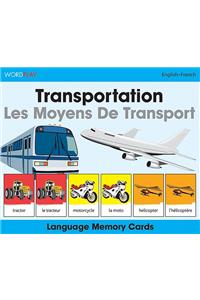 Wordplay Language Memory Cards-Transportation (English-French)