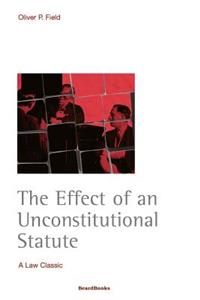 Effect of an Unconstitutional Statute