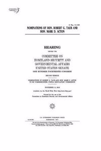 Nominations of Hon. Robert G. Taub and Hon. Mark D. Acton
