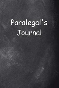 Paralegal's Journal Chalkboard Design