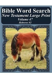 Bible Word Search New Testament Large Print Volume 47