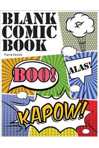 Blank Comic Book Panelbook