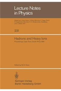 Hadrons and Heavy Ions