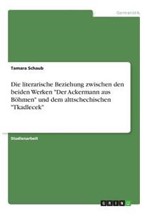 Die literarische Beziehung zwischen den beiden Werken Der Ackermann aus Böhmen und dem alttschechischen Tkadlecek