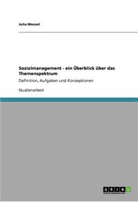 Sozialmanagement - ein Überblick über das Themenspektrum