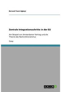 Zentrale Integrationsschritte in der EU