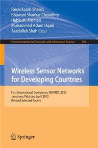 Wireless Sensor Networks for Developing Countries