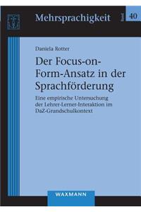 Der Focus-on-Form-Ansatz in der Sprachförderung