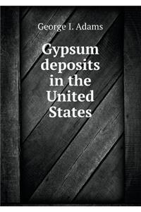 Gypsum deposits in the United States