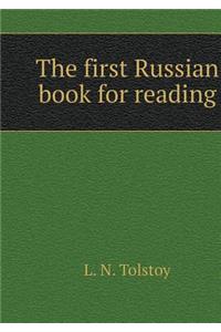 The first Russian book for reading