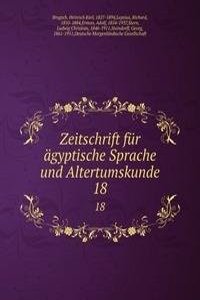 Zeitschrift fur agyptische Sprache und Altertumskunde