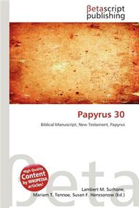 Papyrus 30