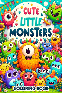 Cute little monsters Coloring Book