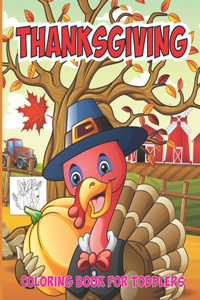 Thanksgiving Coloring Book For Toddlers