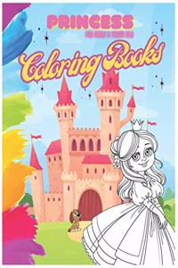 Princess Coloring Book For Girls 5 Year Old