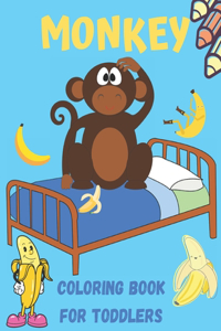 Monkey Coloring Book For Toddlers