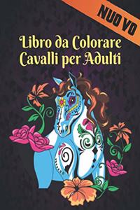 Libro da Colorare Cavalli per Adulti