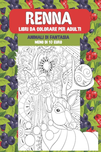 Libri da colorare per adulti - Meno di 10 euro - Animali di fantasia - Renna