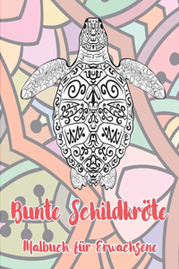 Bunte Schildkröte - Malbuch für Erwachsene