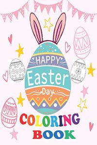 Happy Easter Day Coloring Book