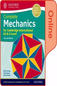 Mechanics for Cambridge International AS & A Level: Online Student Book (Oxford Mathematics for Cambridge International AS & A Level)