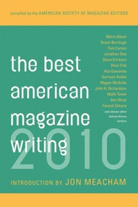 Best American Magazine Writing 2010