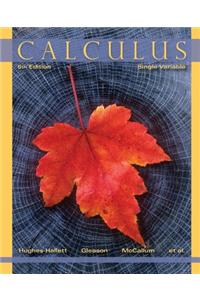 Calculus: Single Variable