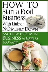 How To Start A Food Business with Little or No Money Down