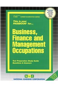 Business, Finance and Management Occupations
