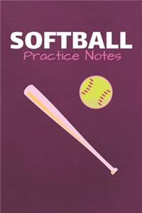 Softball Practice Notes