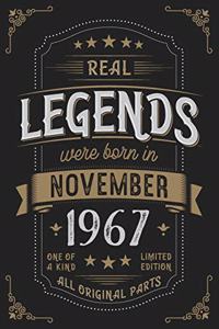 Real Legends were born in November 1967