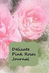 Delicate Pink Roses Journal