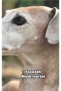 Azawakh Blank Journal