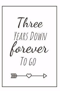 Three Years Down Forever To Go