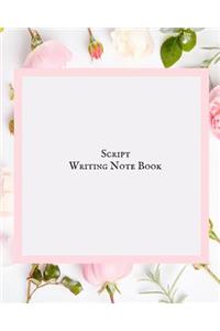 Script Writing Note Book