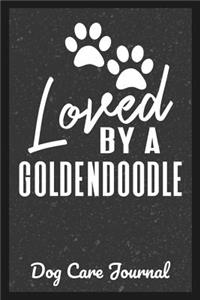 Loved By A Goldendoodle Dog Care Journal