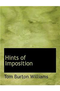 Hints of Imposition