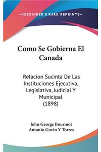 Como Se Gobierna El Canada