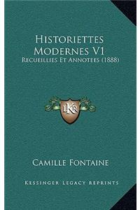 Historiettes Modernes V1