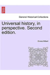 Universal history, in perspective. Second edition.