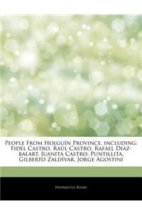 Articles on People from Holgu N Province, Including