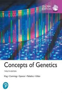 Concepts of Genetics, Global Edition  + Mastering Genetics with Pearson eText (Package)