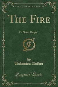 The Fire: Or Never Despair (Classic Reprint)