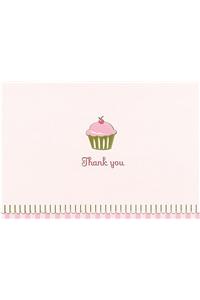 Thank You Notes Cupcake