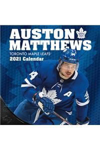 Toronto Maple Leafs Auston Matthews 2021 12x12 Player Wall Calendar