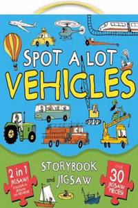 Spot A Lot Vehicles Book and Jigsaw Pack