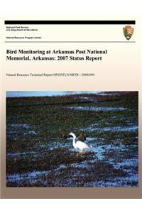 Bird Monitoring at Arkansas Post National Memorial, Arkansas