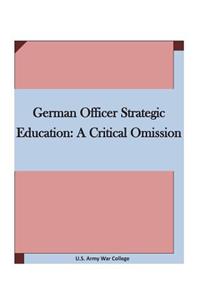 German Officer Strategic Education